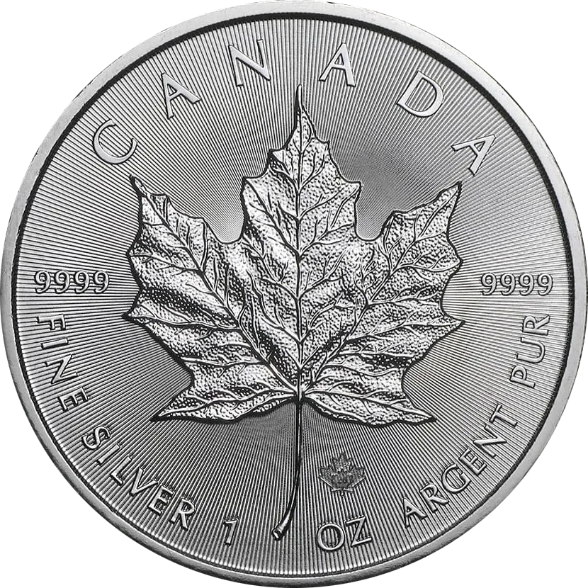 Kanadyjski Liść Klonowy 1 uncja srebra 2020